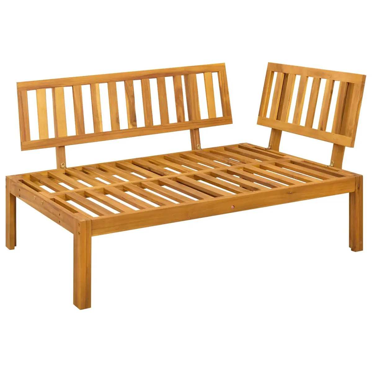 Outdoor Garden Pallet Sofa Sectional Set 4 Piece Corner Lounge Seating