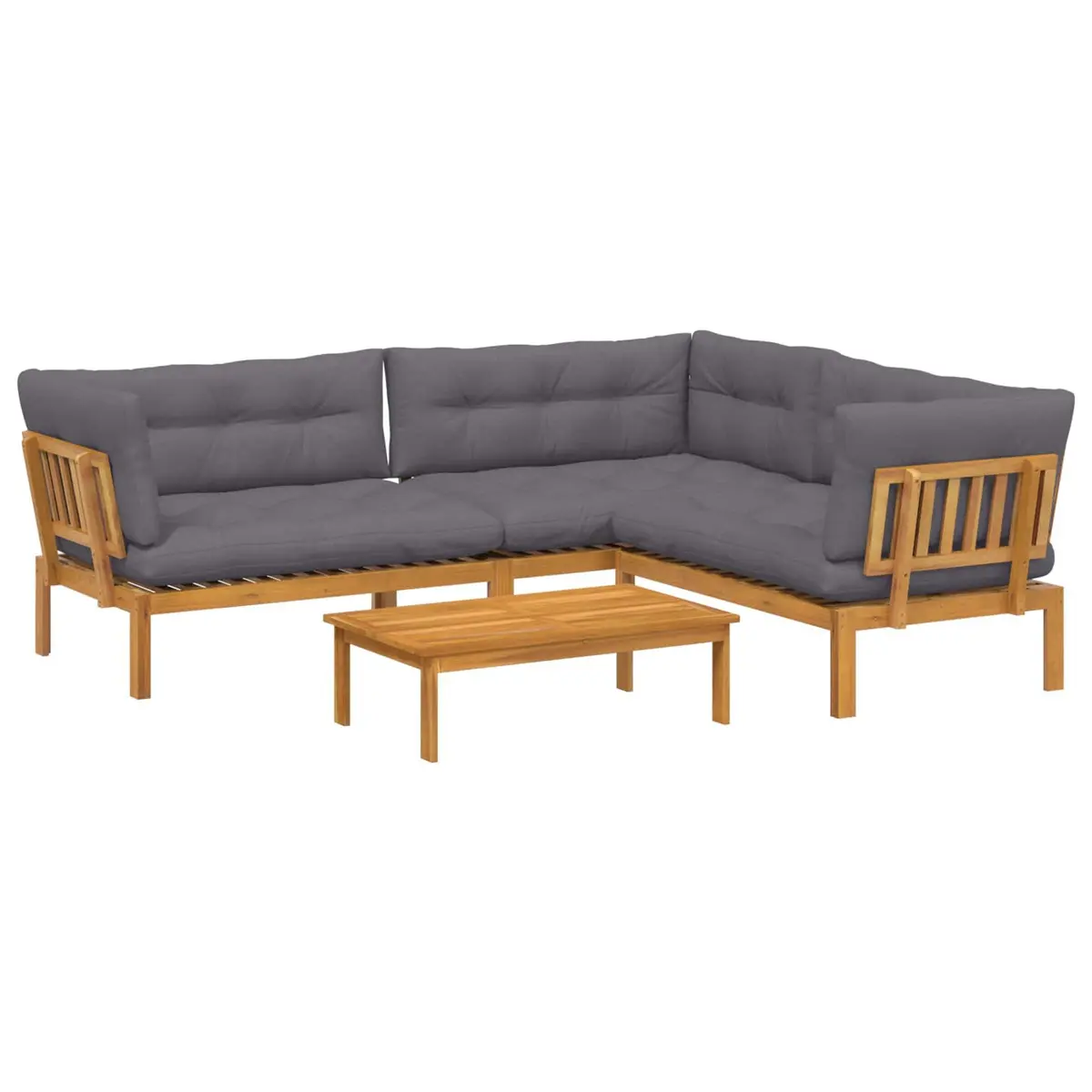 4 Piece Outdoor Sectional Sofa Set