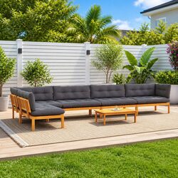 6-Piece Garden Pallet Sofa Set Specifications