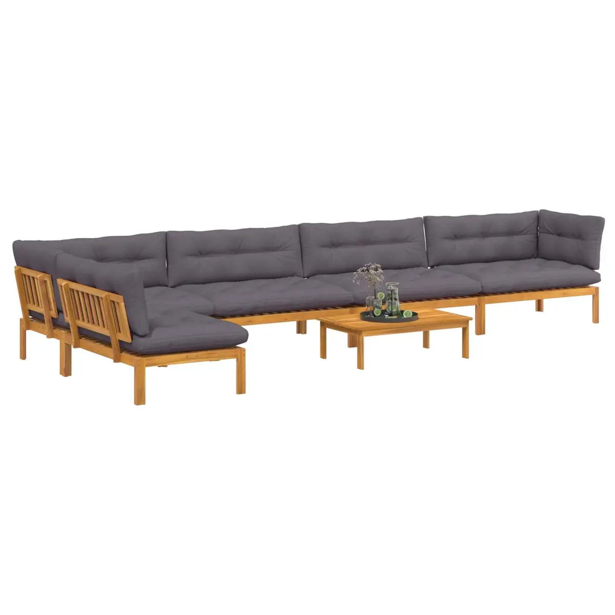 6-Piece Garden Pallet Sofa Set