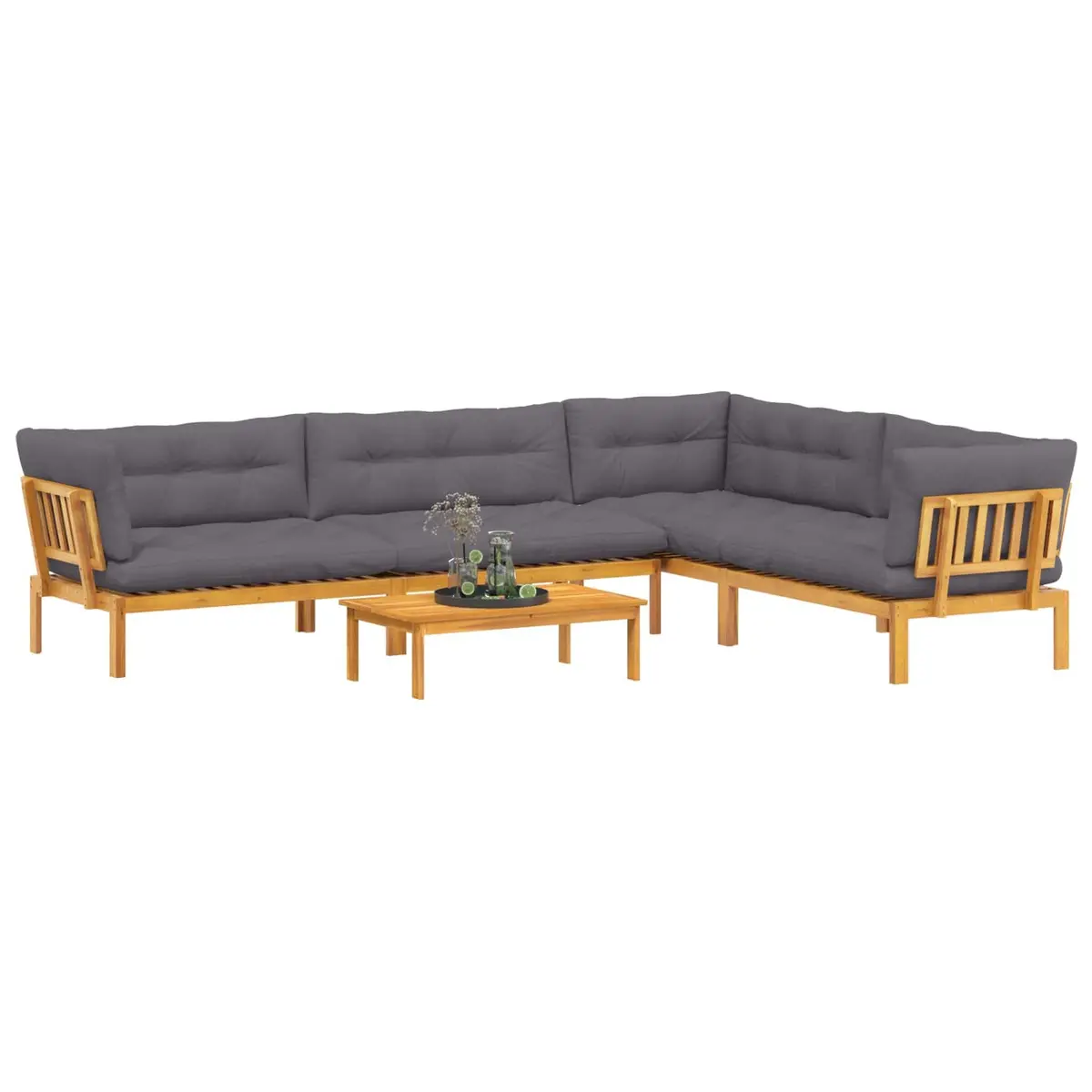 5-Piece Garden Pallet Sofa Set