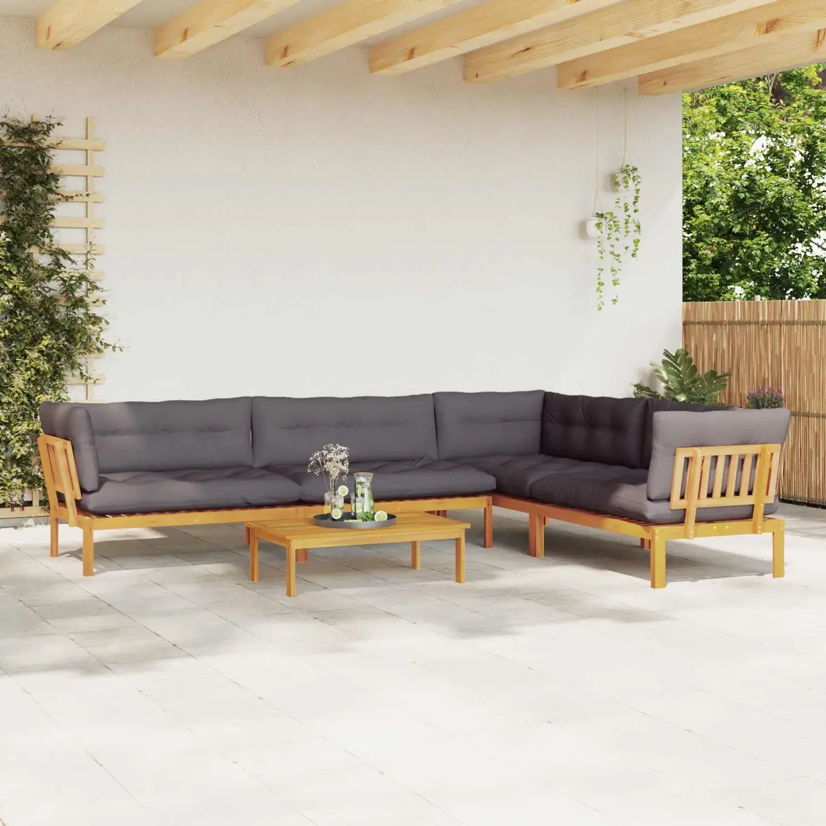 5-Piece Garden Pallet Sofa Set