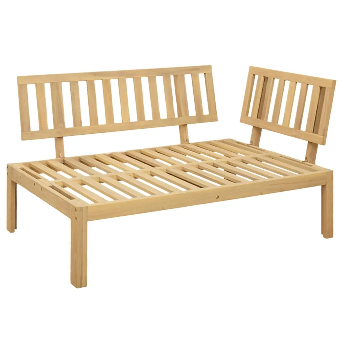 Garden Pallet Sectional Sofa Set Outdoor Furniture 2 Piece Corner Lounge