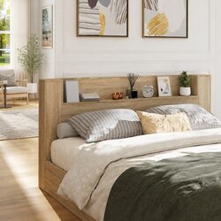 Specifications for RGB LED Storage Headboard with Shelf
