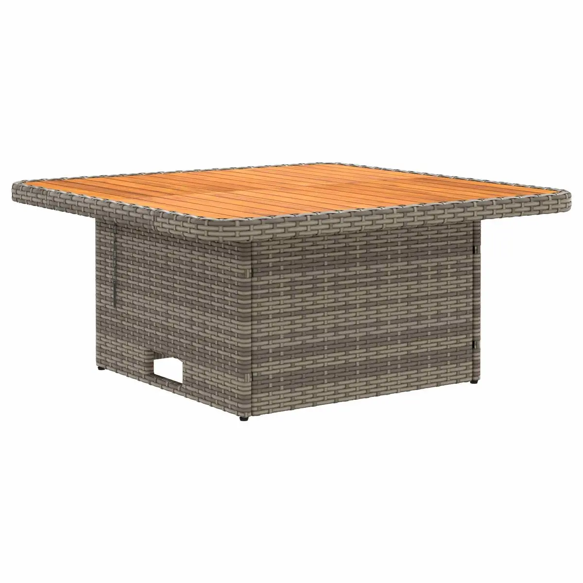 Outdoor Furniture Set Patio Lounge Sofa with Cushions Grey Rattan 4 Piece