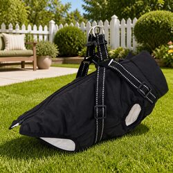 Specifications for L24 Black Dog Coat: Waterproof & Adjustable