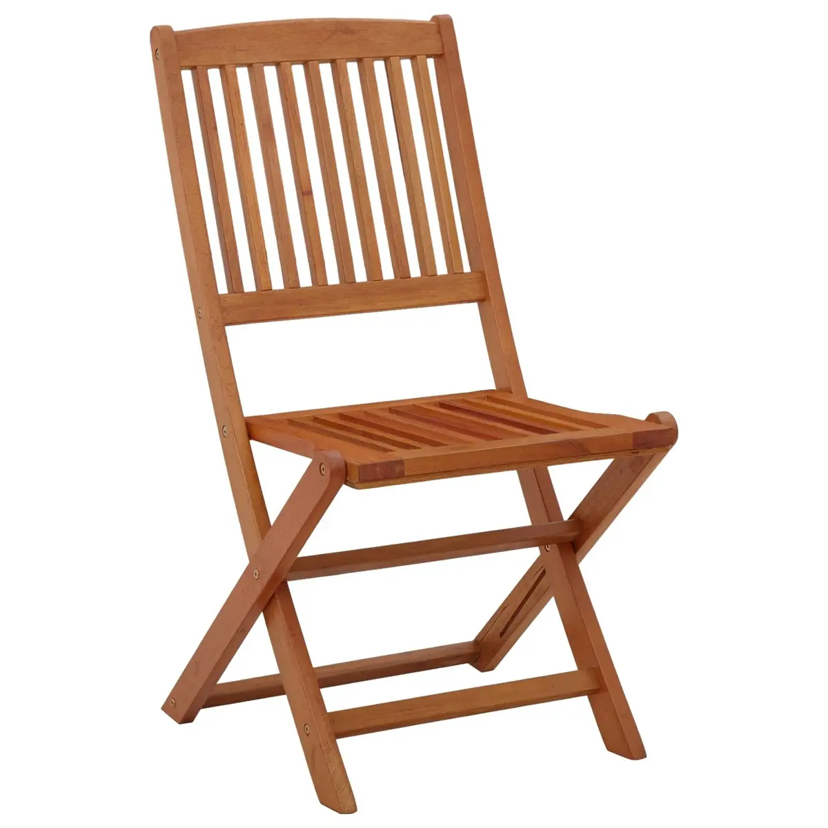 Outdoor Furniture Set Patio Garden 5 Piece Solid Eucalyptus Wood Foldable Dining