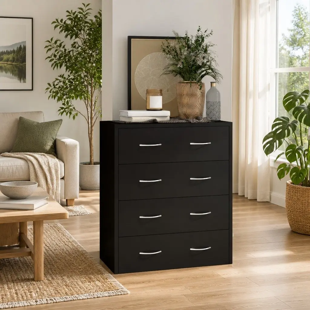 Sideboard Cabinet for Storage and Display Black 60x30.5x71cm