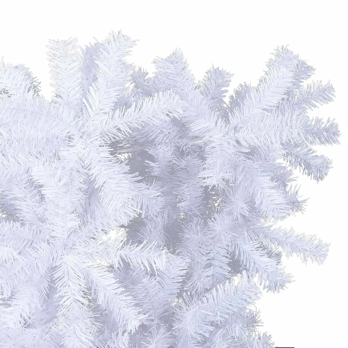 Artificial Christmas Tree Indoor Outdoor 240cm White with LED Lights