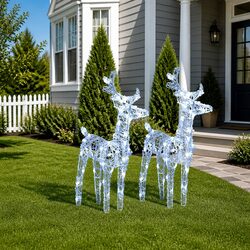 Specifications for 2pc Christmas Reindeer Decoration with 80 LEDs