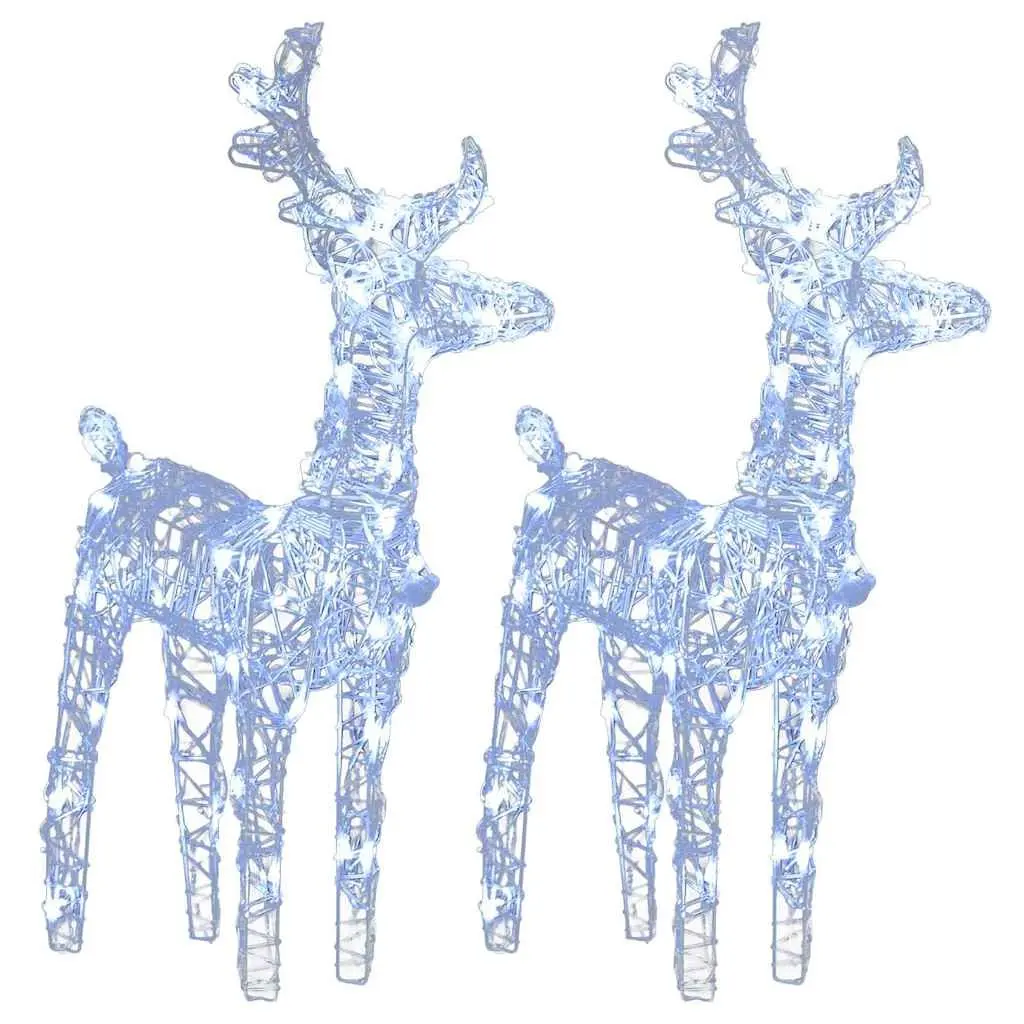 2pc Christmas Reindeer Decoration with 80 LEDs