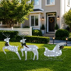 Specifications of Outdoor Christmas Reindeer Sleigh Decoration