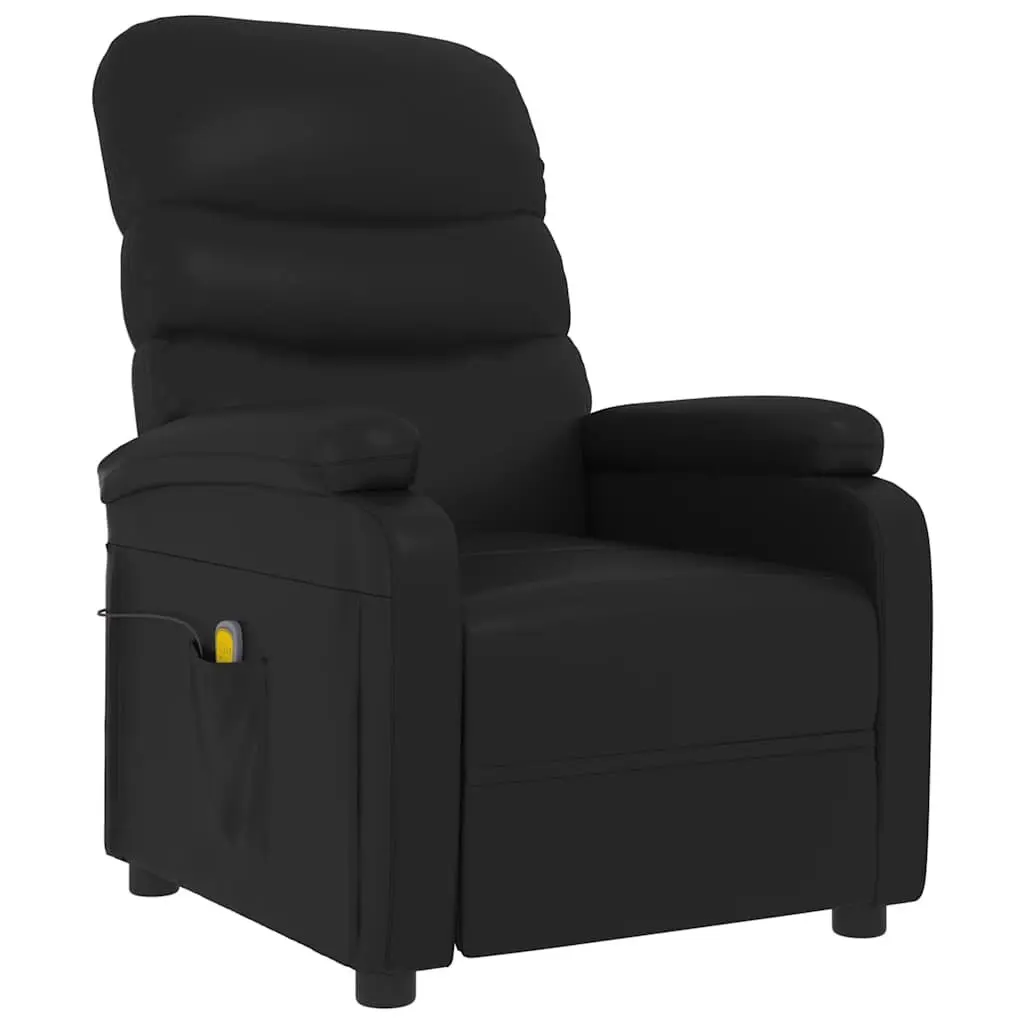 Electric Massage Chair for Relaxation Black Recliner Size with 6 Massage Points