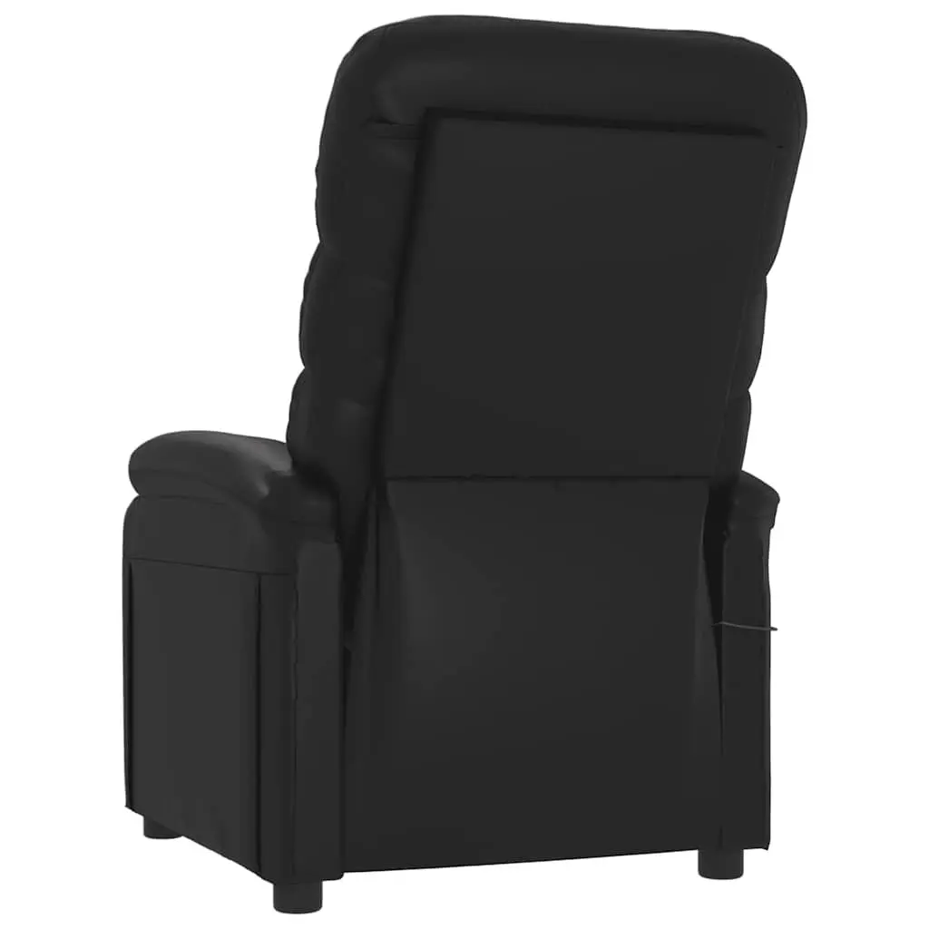 Electric Massage Chair for Relaxation Black Recliner Size with 6 Massage Points
