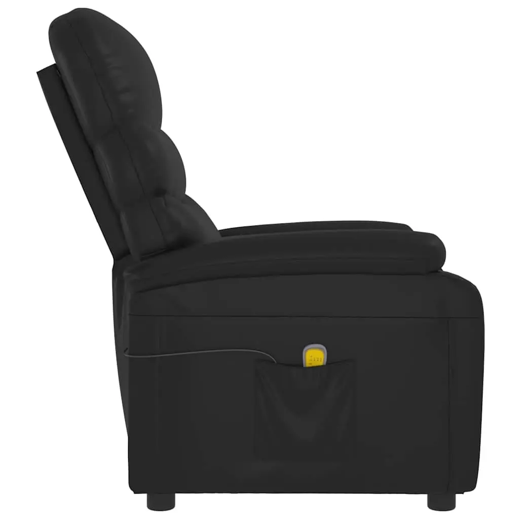Electric Massage Chair for Relaxation Black Recliner Size with 6 Massage Points