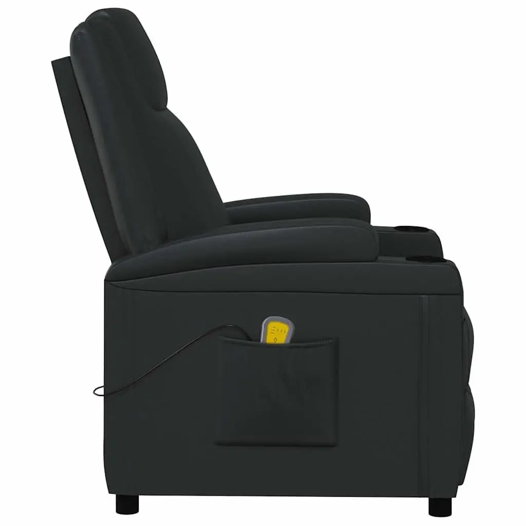 Electric Massage Chair for Home Black Reclining Size