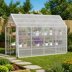 3x4m PE Plant Cover Tarp with Reinforced Edges