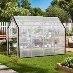 Transparent Plant Cover Tarpaulin 3 x 4 m Rectangular Garden Outdoor Protective