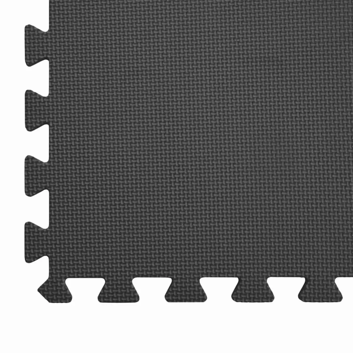 Pool Ground Mat 6 Pcs Black EVA Foam Modular Interlocking Tiles Poolside