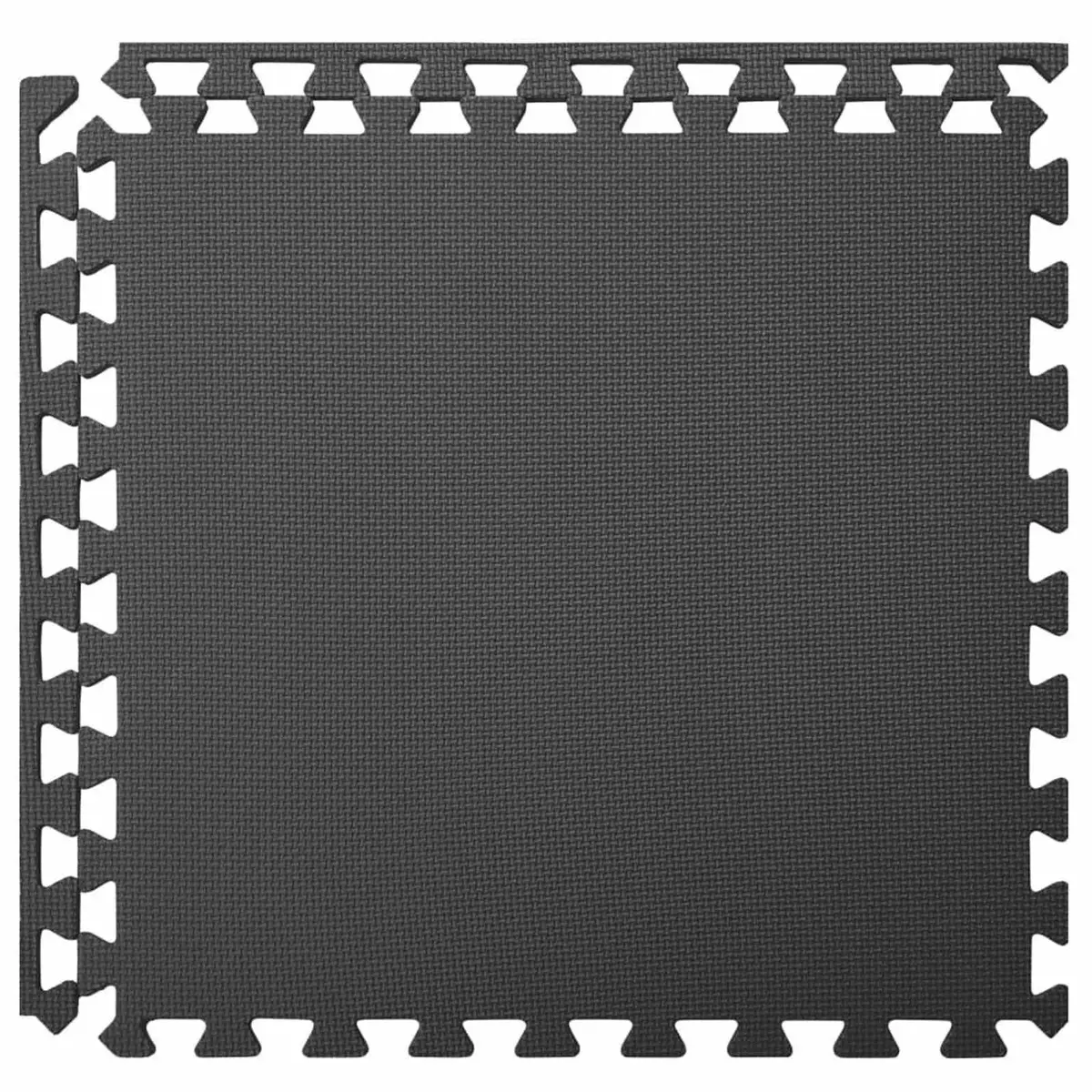 Pool Ground Mat 6 Pcs Black EVA Foam Modular Interlocking Tiles Poolside