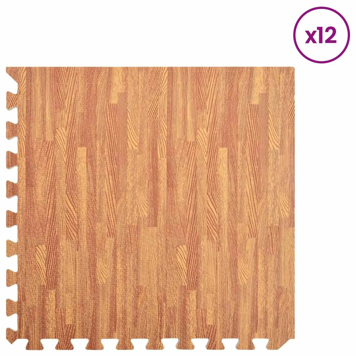 12-Piece EVA Foam Pool Mat Set
