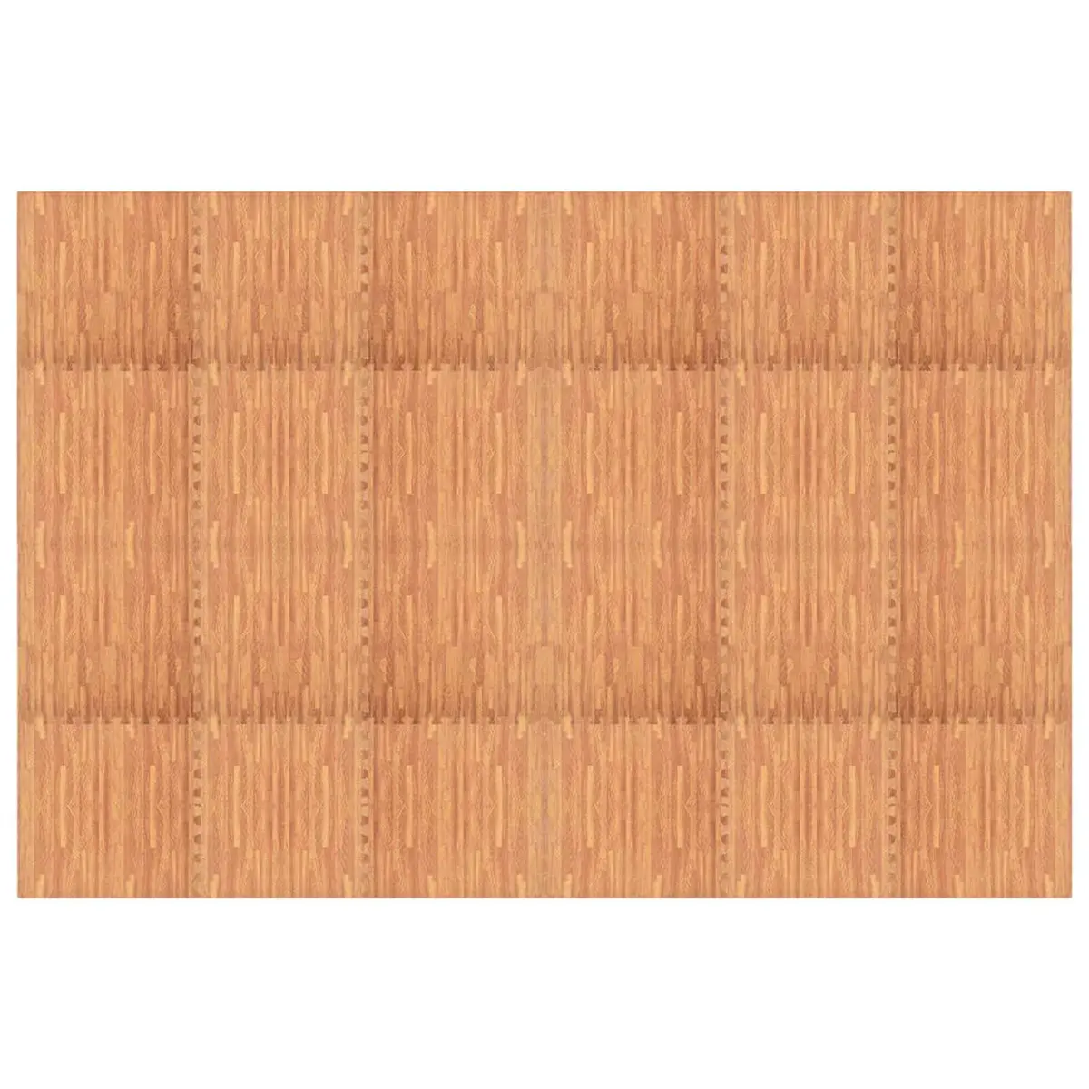 Pool Ground Mat 24 Pieces EVA Foam Modular Interlocking Tiles Poolside Brown
