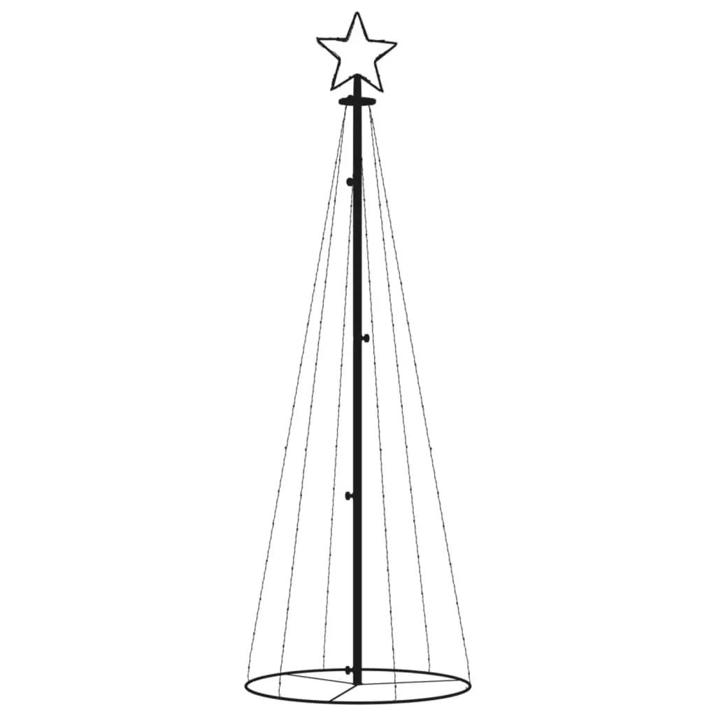Christmas Cone Tree Indoor Outdoor 180cm 108 LEDs