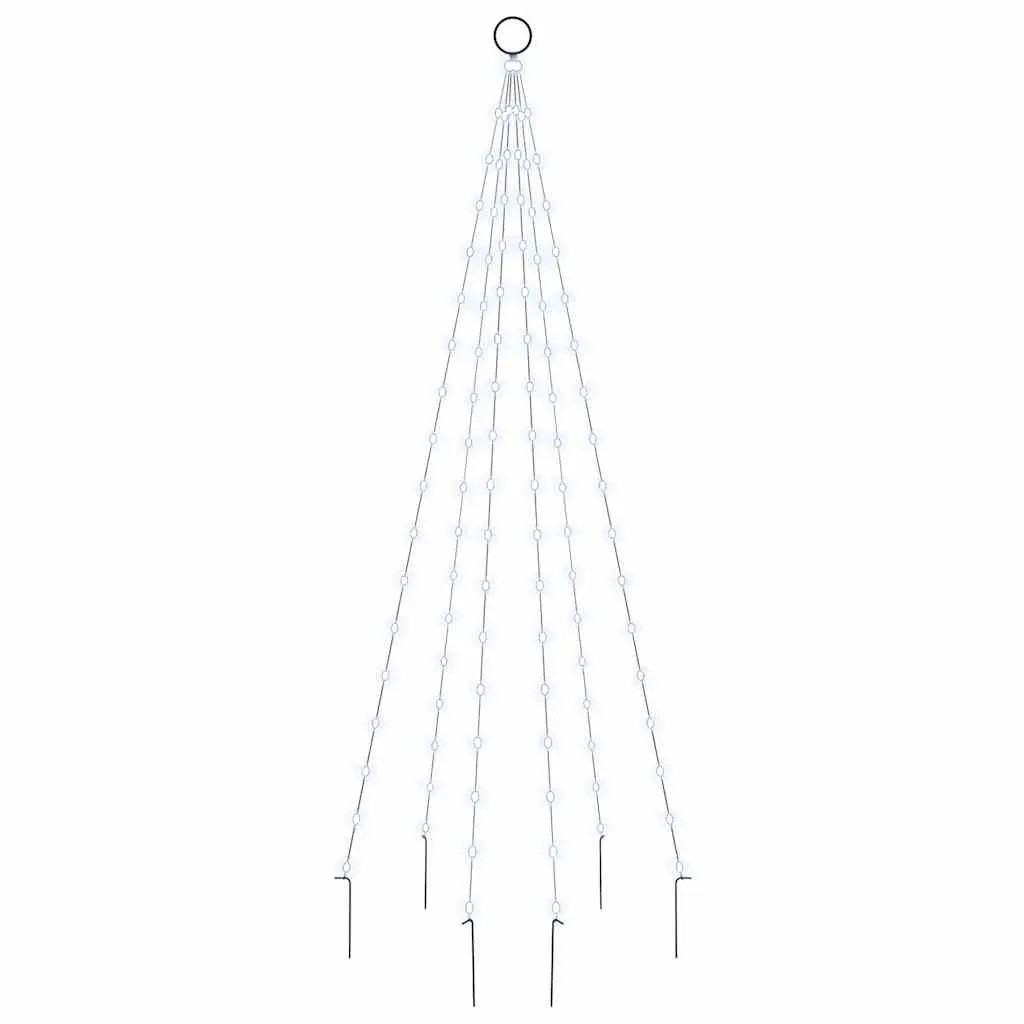 Christmas Tree Flagpole Light 108 LEDs 180cm