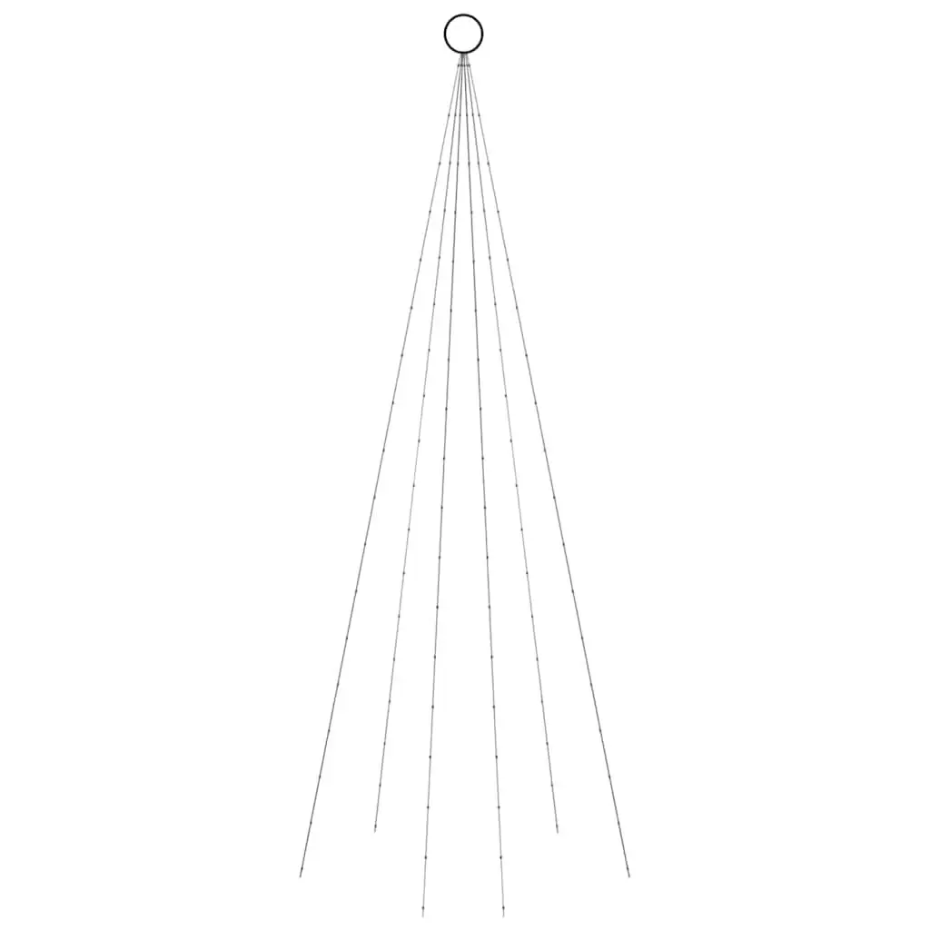 Christmas Tree Flagpole Light 108 LEDs 180cm