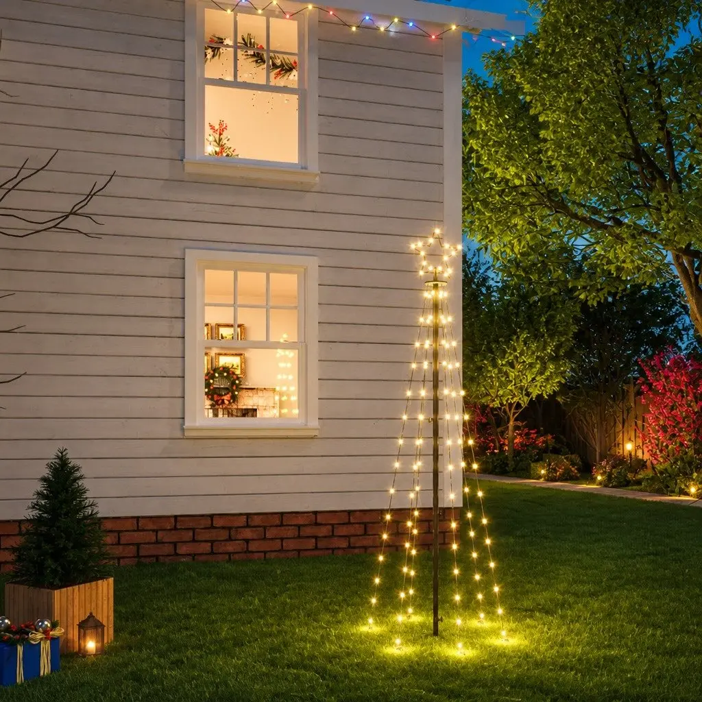 180cm Christmas Tree with Spike and LEDs