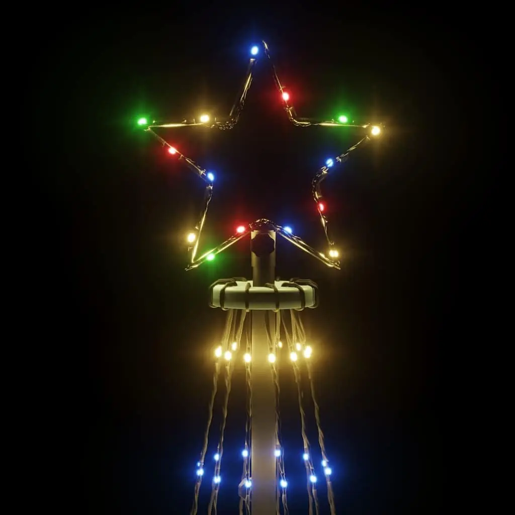 Christmas Tree Indoor Outdoor 180cm 108 Multicolour LEDs 8 Lighting Effects