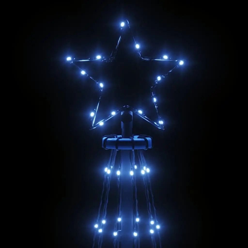 Christmas Tree with Spike Blue 310 LEDs 300cm Tall Holiday Home Decoration