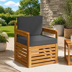 Specifications of Outdoor Sectional Sofa Set, Brown Wood