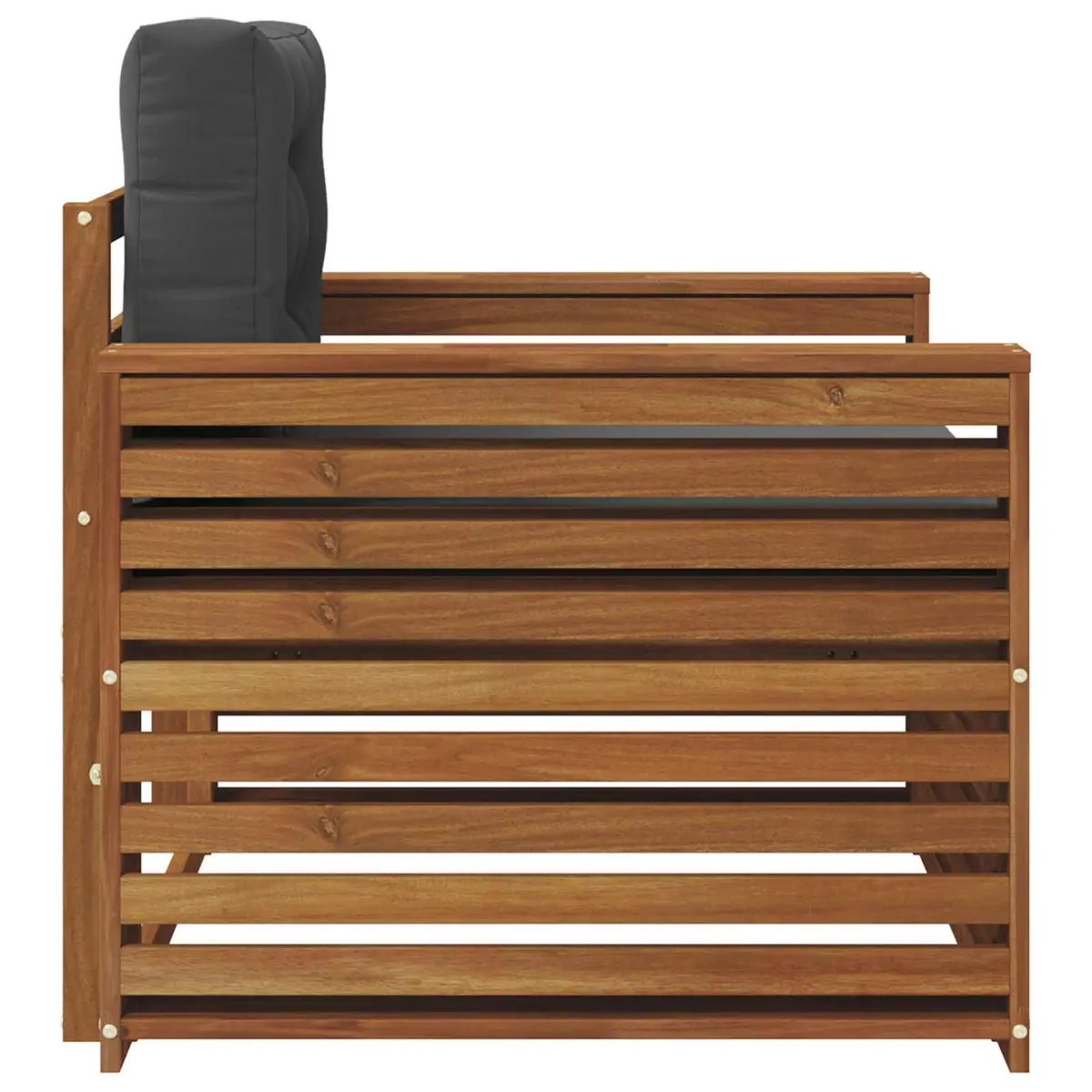 Outdoor Sectional Sofa Set with Solid Acacia Wood