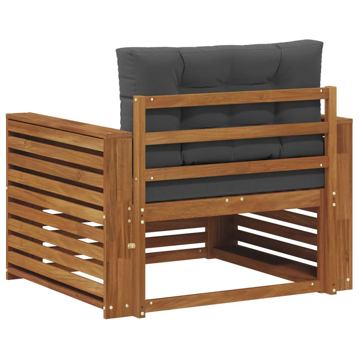 Outdoor Sectional Sofa Set with Solid Acacia Wood