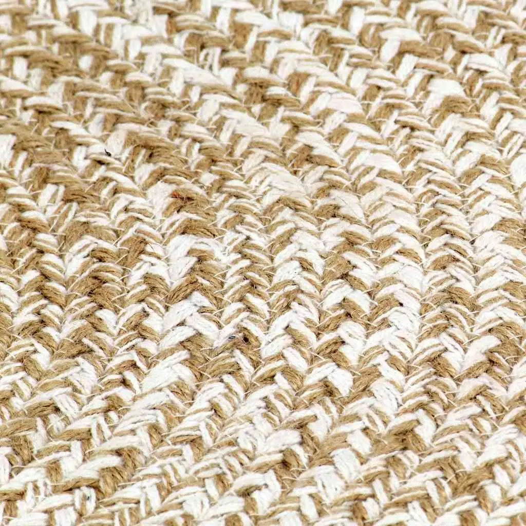Handmade Jute Area Rug Living Room Bedroom 180cm