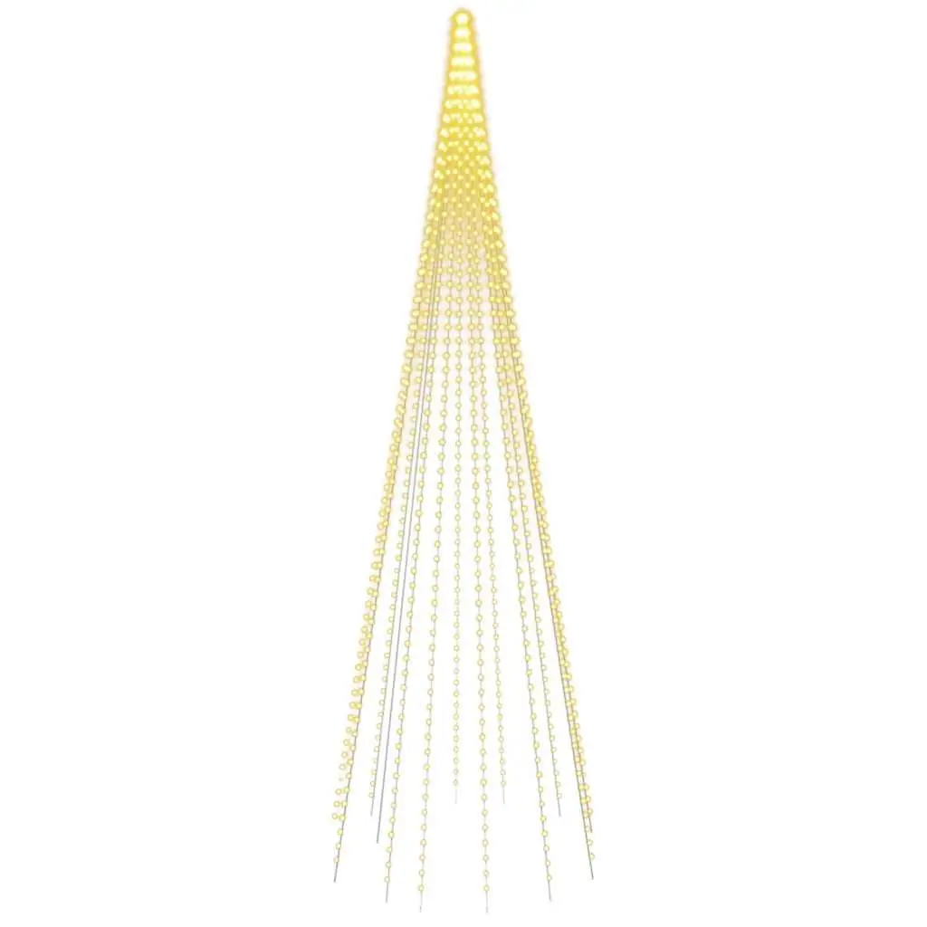 500cm Flagpole Mounted LED Christmas Tree