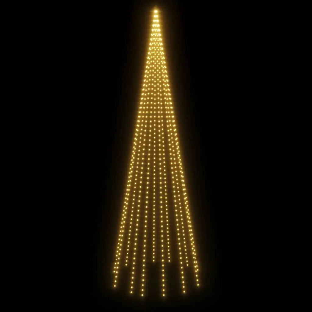 500cm Flagpole Mounted LED Christmas Tree
