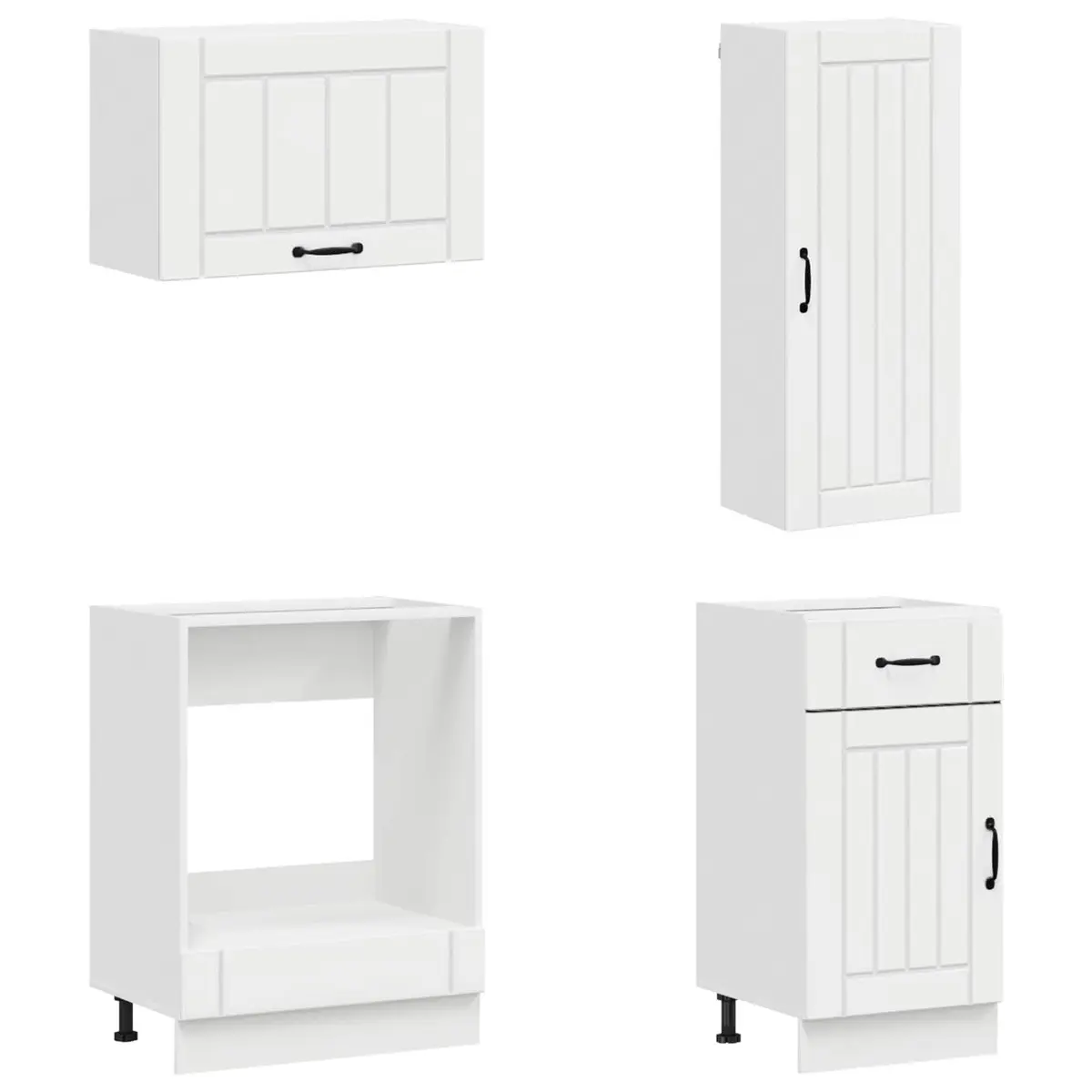 Engineered Wood 8 Piece Kitchen Cabinet Set