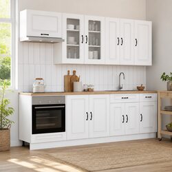 KALMAR 8pc Kitchen Storage Unit Specifications