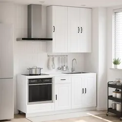 Kitchen Unit PORTO: 5-Piece High Gloss White Design