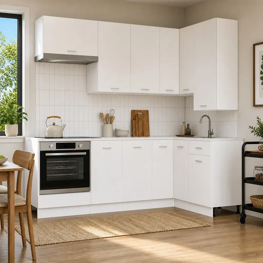 White Kitchen Storage Unit