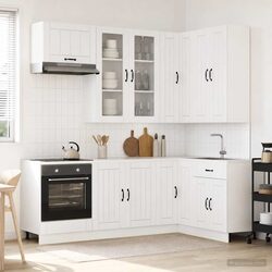 Engineered Wood 8 Piece Kitchen Cabinet Unit Specs