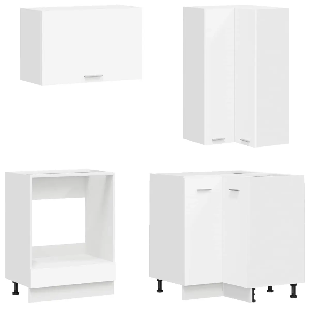 8-Piece Modern Kitchen Cabinet Unit