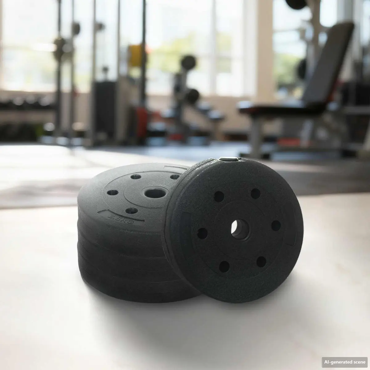 4-in-1 Adjustable Dumbbell Set 40kg Home Gym Weightlifting Free Weights Black