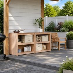 Specifications of Outdoor Kitchen Cabinets: 2-Piece Set
