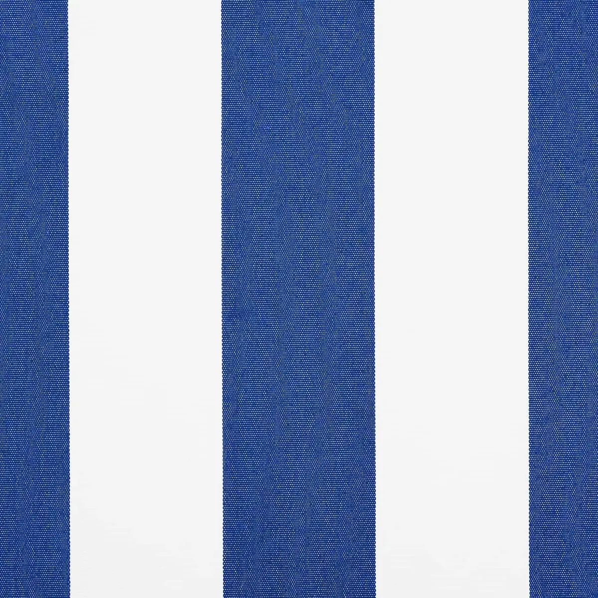Awning Replacement Fabric Blue White 400 x 350 cm Outdoor Shade Material with