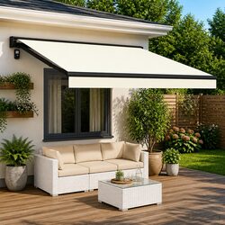 Specifications of Cream Awning Replacement Fabric 450 x 300 cm