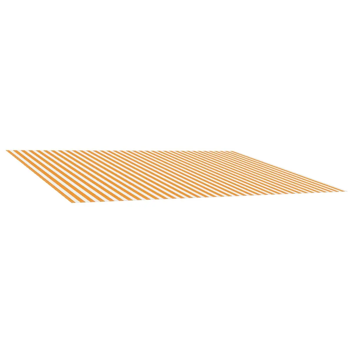 Awning Replacement Fabric Outdoor Use 450 x 300cm Yellow White