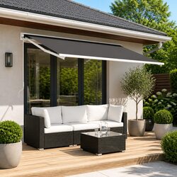 Specifications of Anthracite Awning Replacement Fabric 500 x 350 cm